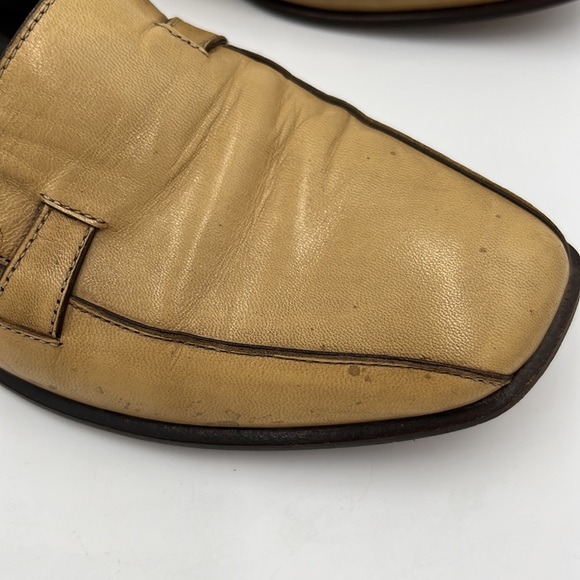 Prada Tan Leather Loafers 37.5 - Picture 11 of 14